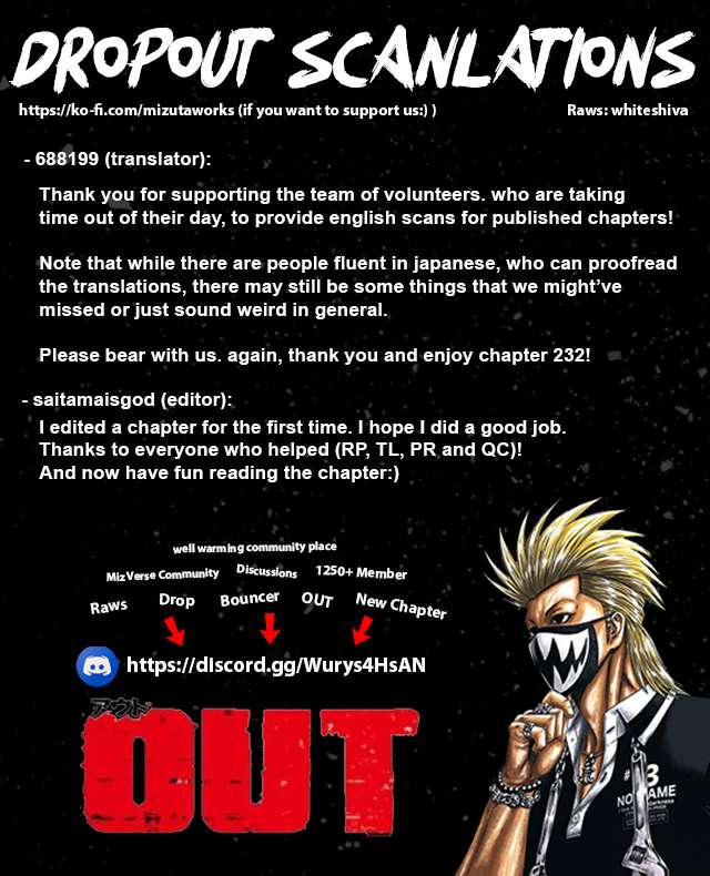 Out (Makoto Mizuta) Chapter 232 1